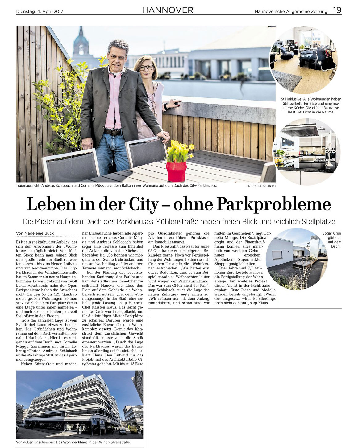 Beitrag der Hannoverschen Allgemeinen Zeitung vom 01.10.2016